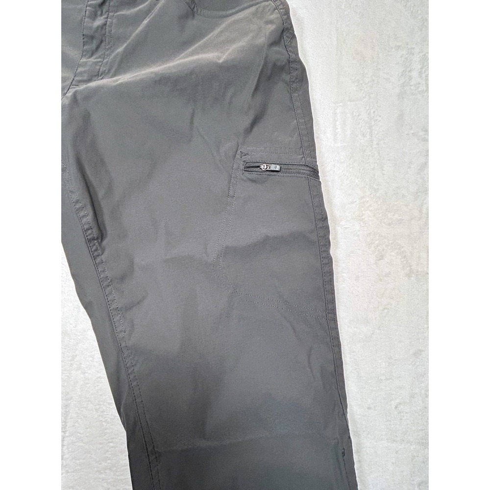 Eddie Bauer Travex Gray Hiking Capri Pants Womens 10 Stretch Cargo Outdoor - Picture 5 of 8
